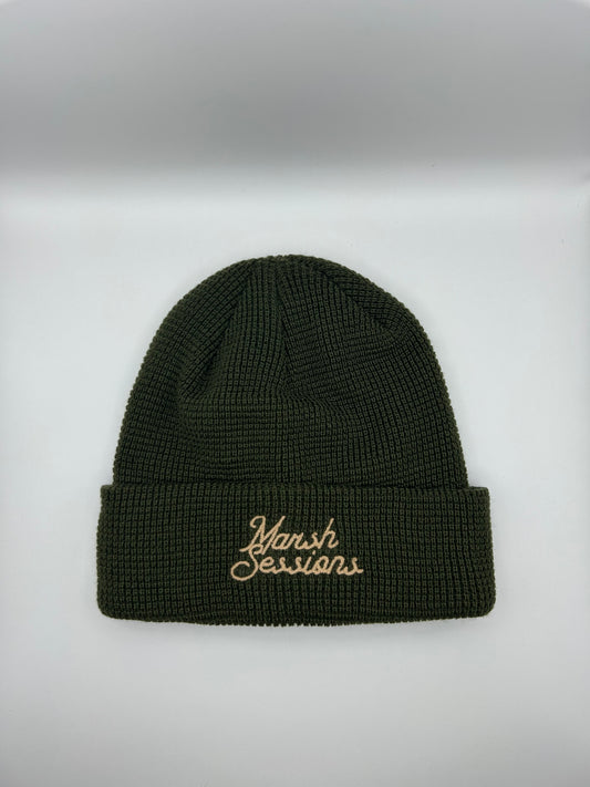 Duck Blind Beanie Olive/Green