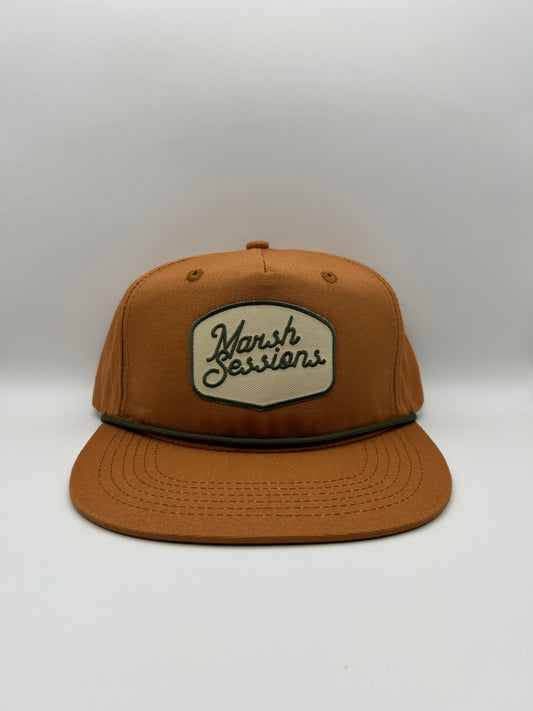 Burnt Orange Patch Hat